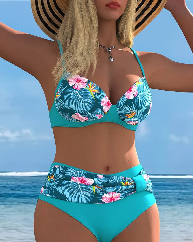 Bikini Bedrukt Tweedelig Bh