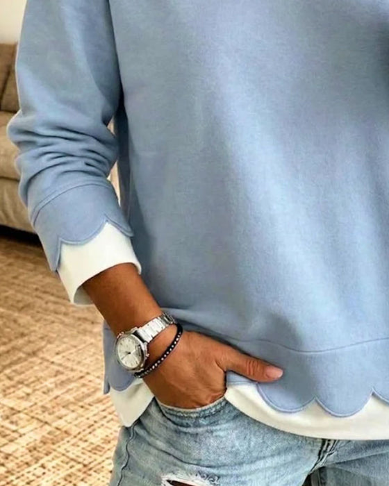Sweatshirt Schelpzoom Nep Tweedelig