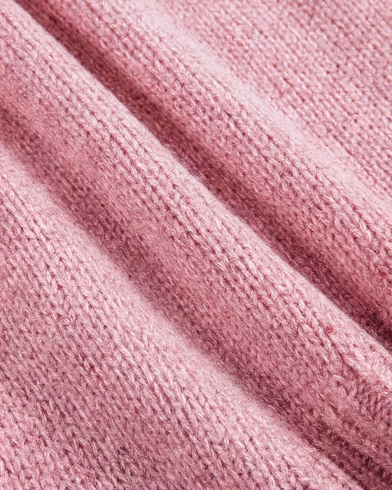 Pullover Strik Capuchon Casual