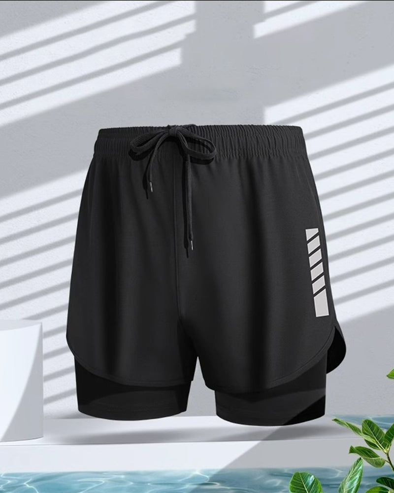 Heren Shorts Boxerstijl Dubbele Laag Bescheidenheid