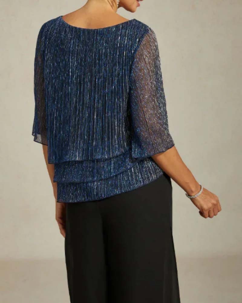 Stijlvol Shirt Met Ronde Hals