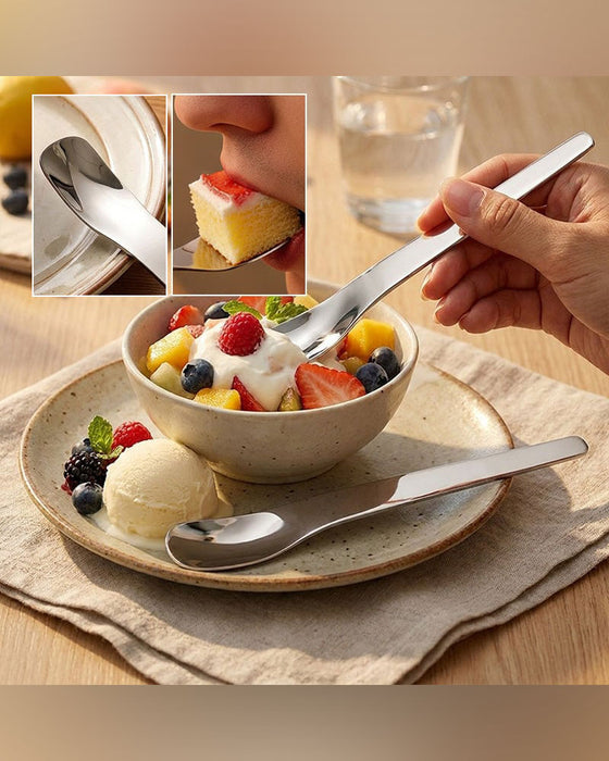 Lange Steel Dessertlepel