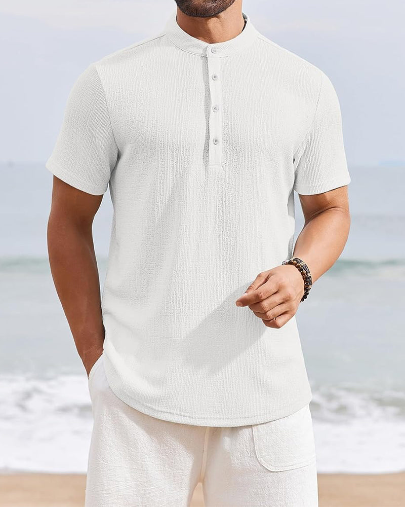 Overhemd Effen Los Henley