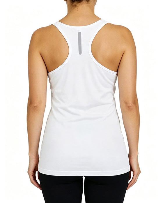 Tank Top Effen Kleur Mouwloos U-Hals Cross-Back