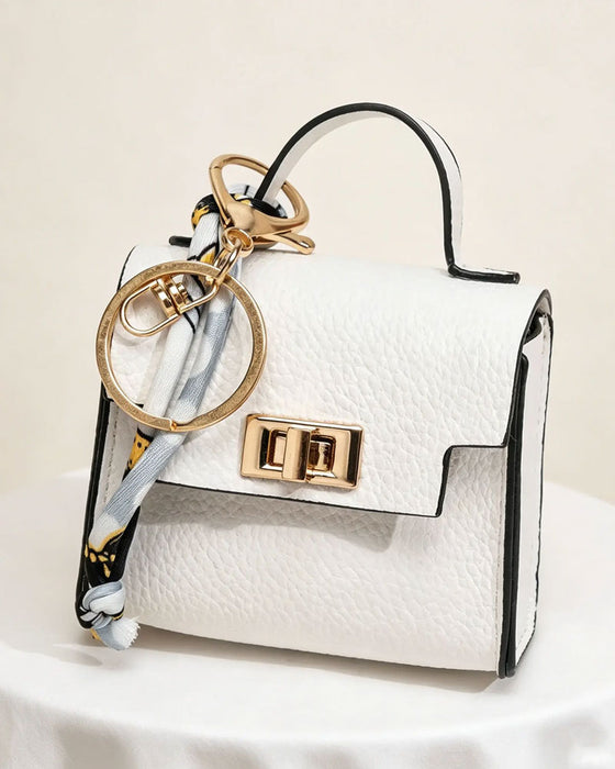 Sleutelhanger Mini Vierkante Tas Pendant