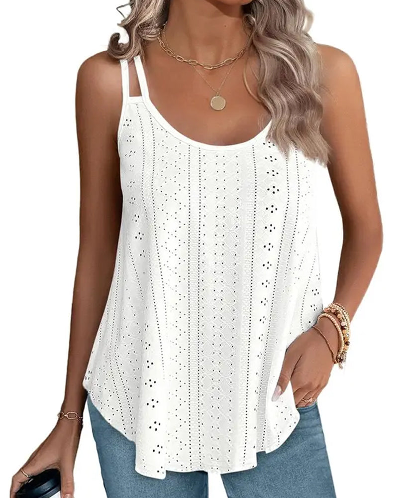 Cami Top Bloemenprint V-Hals