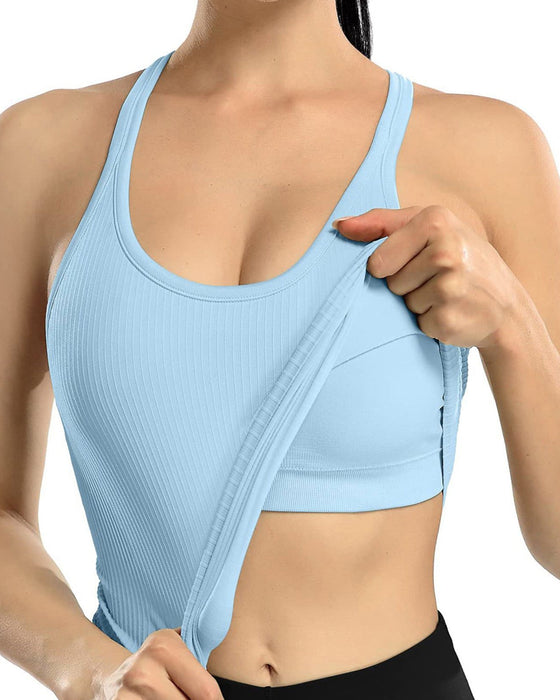 Tanktop Met Ingebouwde Bh En Racerback