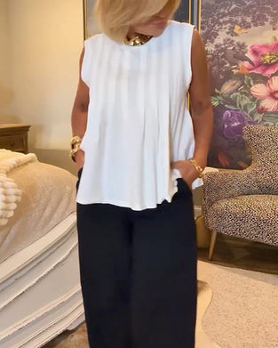 Veelzijdige Camisole met Elegante Rimpels