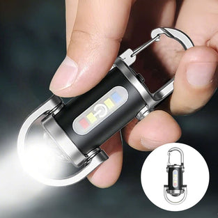 Oplaadbare Mini Zaklamp Sleutelhanger