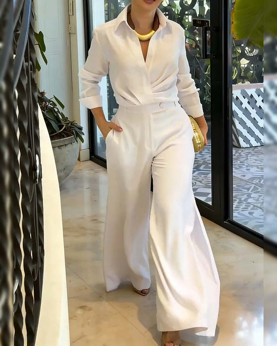 Bloes Kraag Effen Veelzijdig