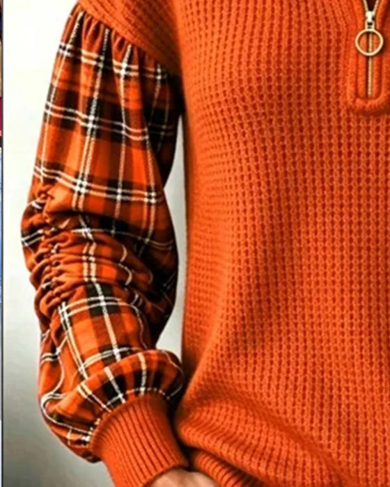 Sweater Lange Mouwen Reverskraag