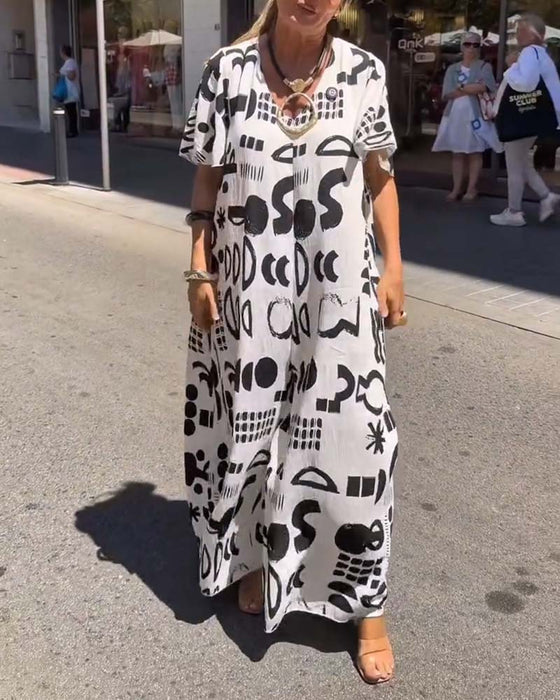 Jumpsuit Abstract Graffiti Los