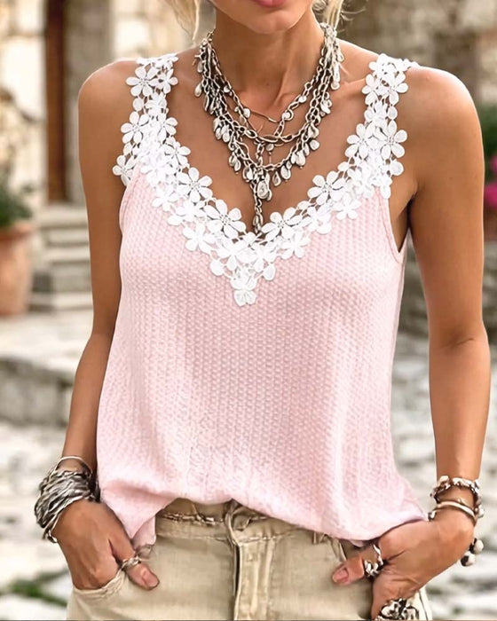Cami Top Driedimensionale Kant Bandjes