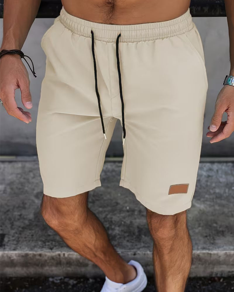 Shorts Leren Label Casual