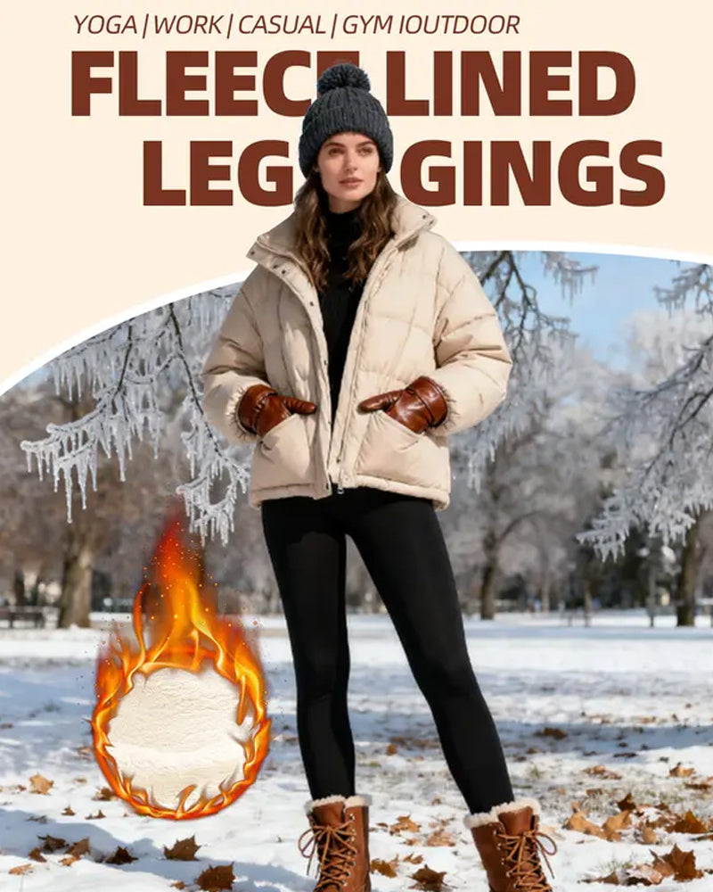 Legging Warm Hoge Taille Gezellig Gevoerd