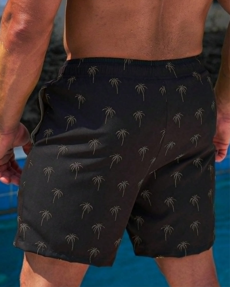 Shorts Rijgsluiting Bedrukt Heren Casual