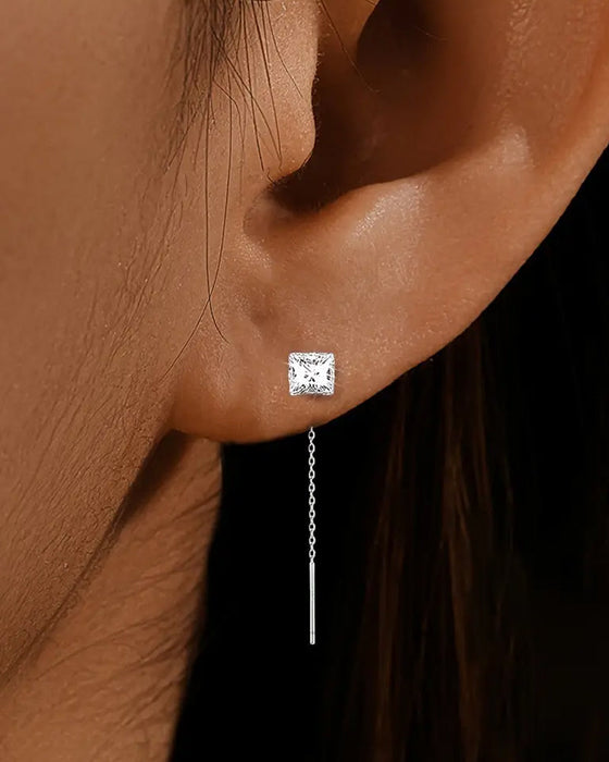 Temperament zirkoon kwastjes oorbellen