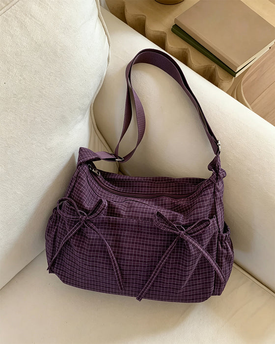 Tas Strikt Geruit Crossbody
