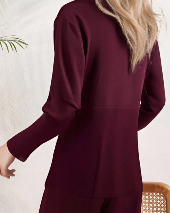 🍂Herfstactie💕Dames gezellig set in meerdere kleuren