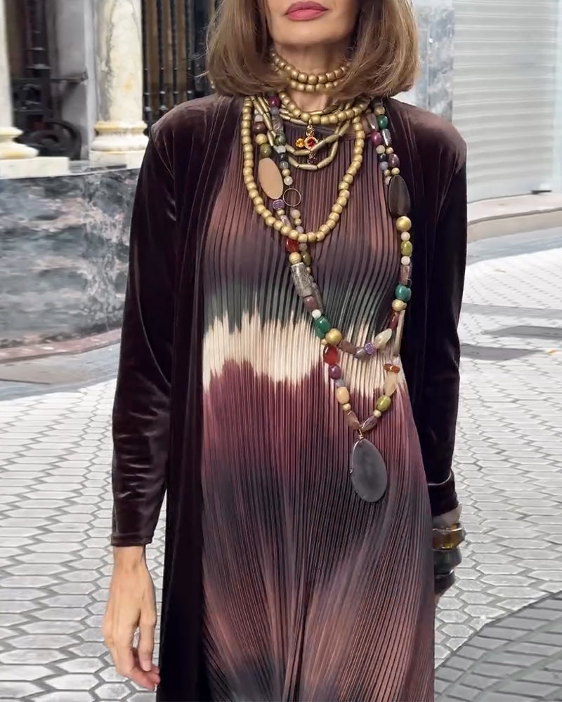 Jurk Modieus Verloop Plooien