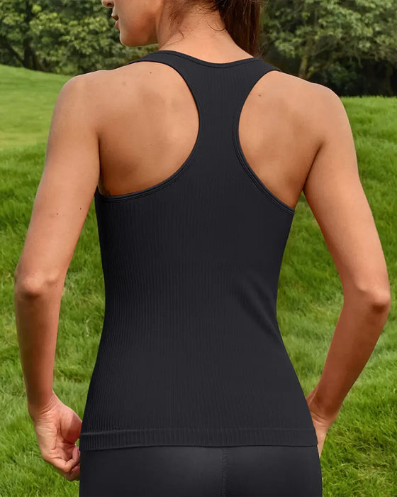 Tank Top Racerback Band Ingebouwde Bh