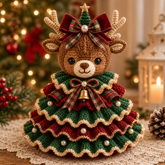 🎄 Haak Dieren Kerstboom DIY Pakket
