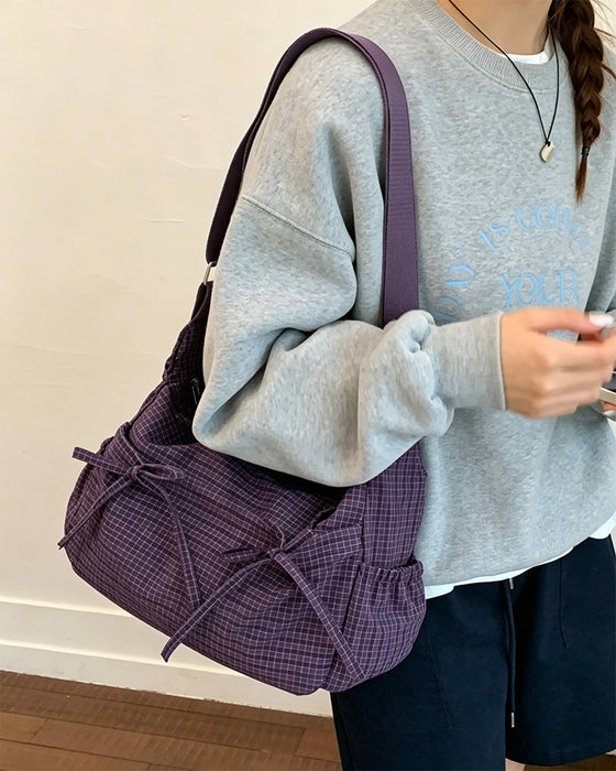 Tas Strikt Geruit Crossbody