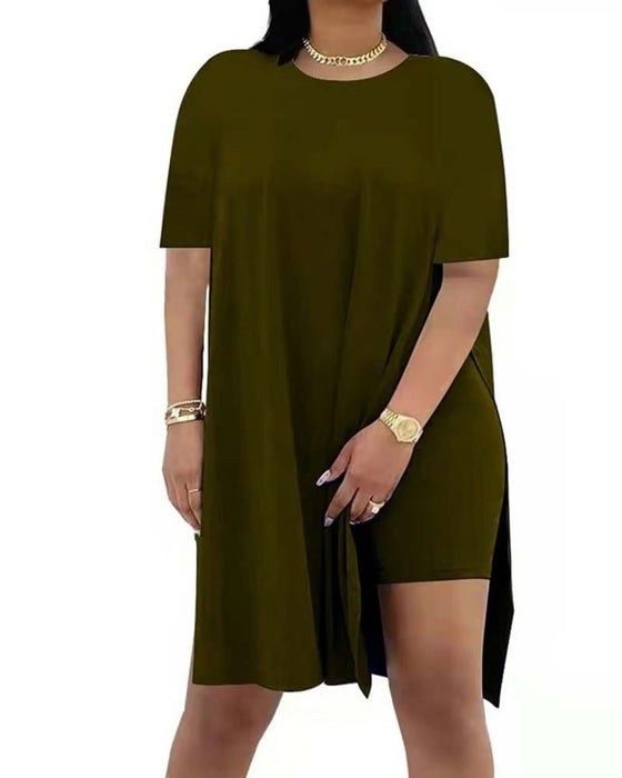 Set Effen Los Korte Mouw Broek