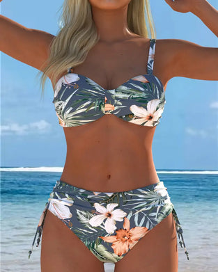 Tweedelige Bikini Met Print – Modieus