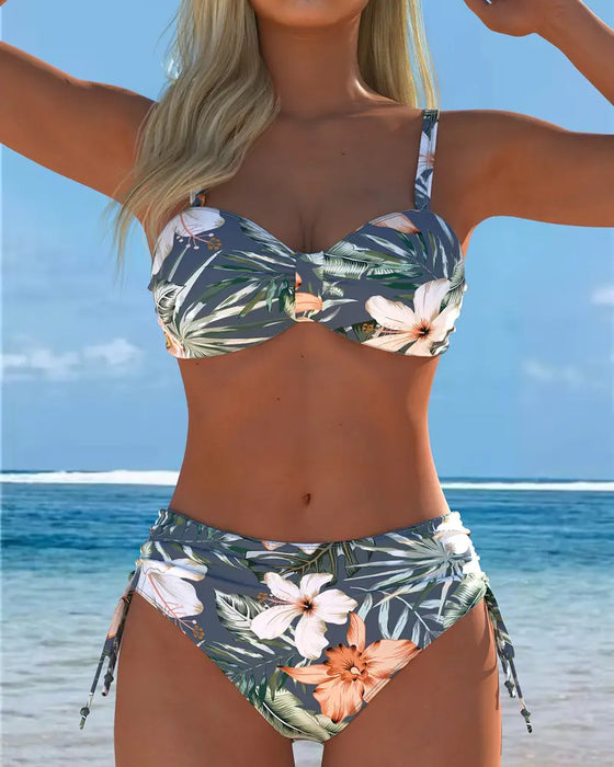 Tweedelige Bikini Met Print – Modieus
