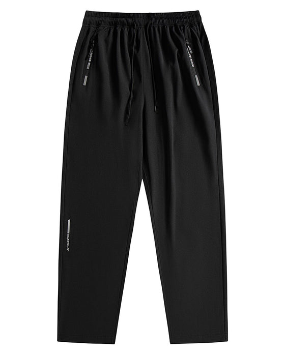 Broek Elastiek Trekkoord Letter Print