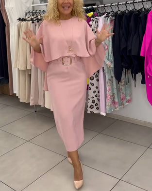 Jurk Fashionable Ronde Hals Elegant