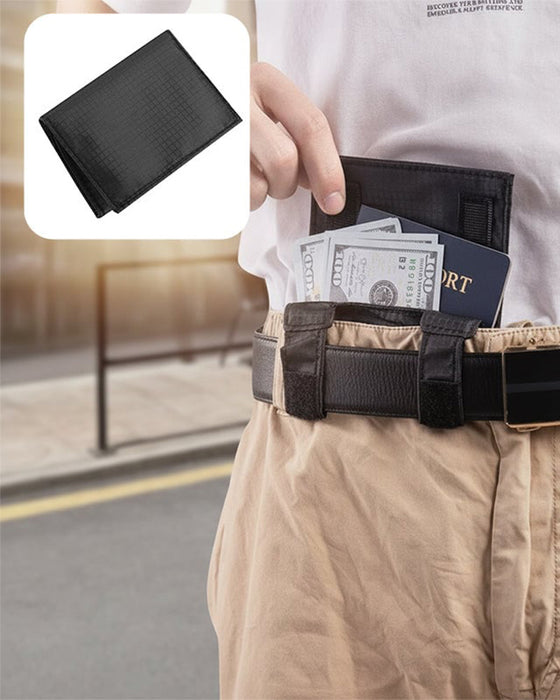 Portefeuille De Voyage Sécurisé Caché Poche Cachée Pour Passeport Argent Cartes