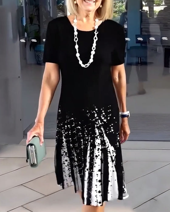 Jurk Temperamentvol Forens Print