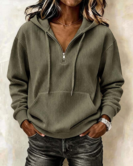 Hoodie Mode Lange Mouw