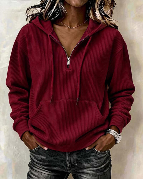 Hoodie Mode Lange Mouw