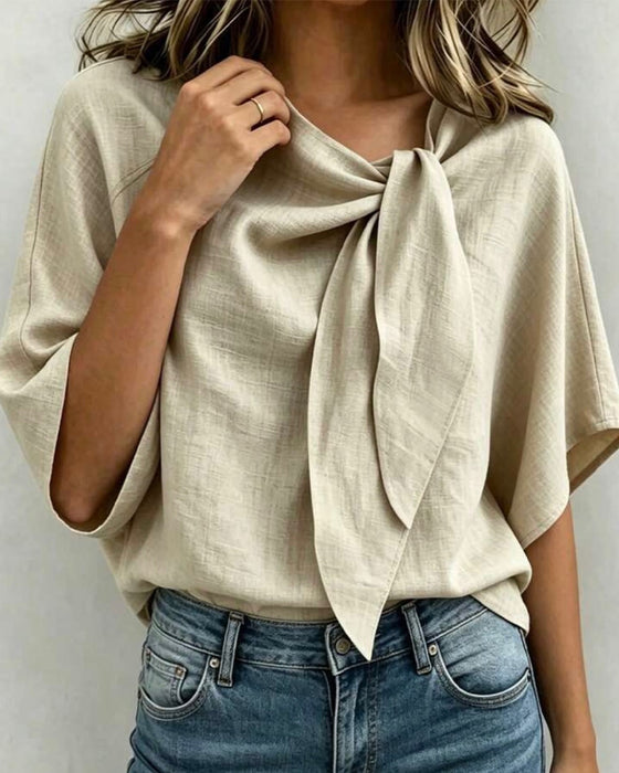 Blouse Casual Effen Kleur