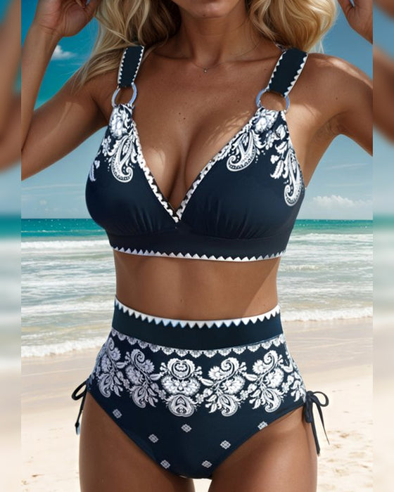 Bikini Gedrukt Retro