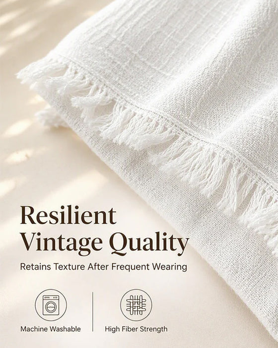 Top Vintage Afgezet Met Franjes