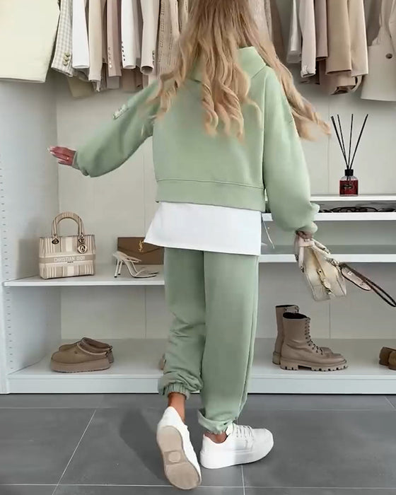 Set Casual Hoodie En Broek