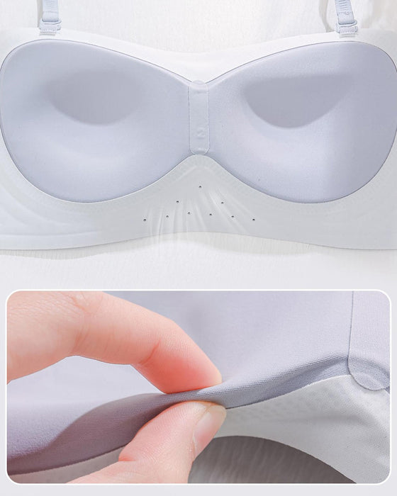 Comfortabele Strapless Bh In Effen Kleur