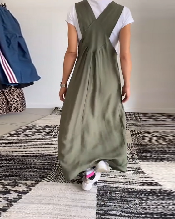 Casual effen kleur bretels