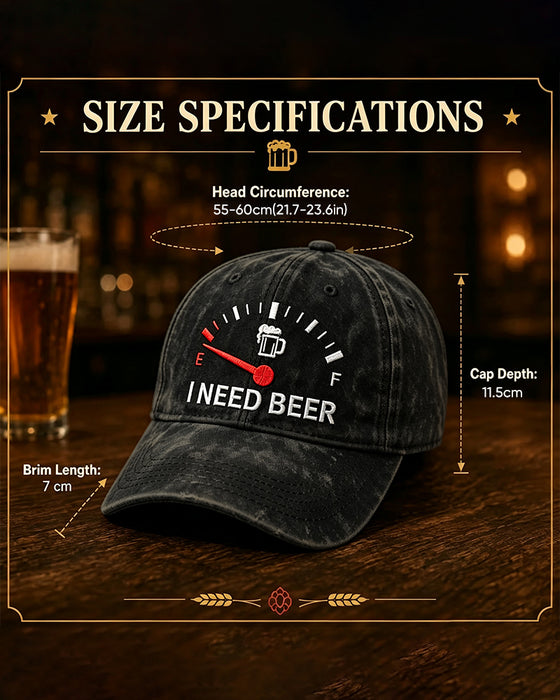 Dashboard Bier Geborduurde Baseball Pet