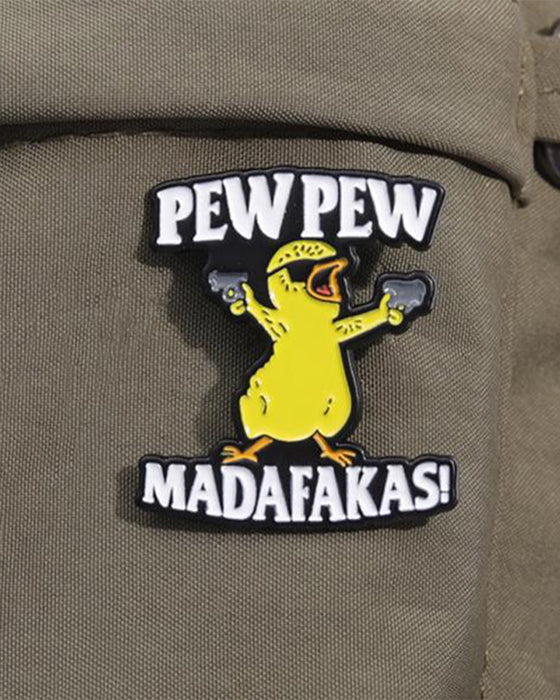 Broche Met Letter & Cartoon Eend Ontwerp