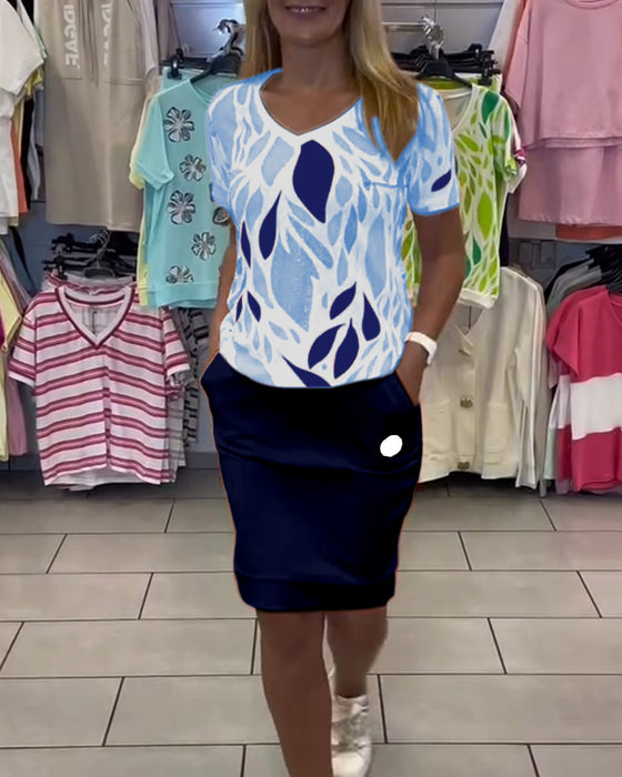 Pak Elegant Pendelaar Rok Tweedelig