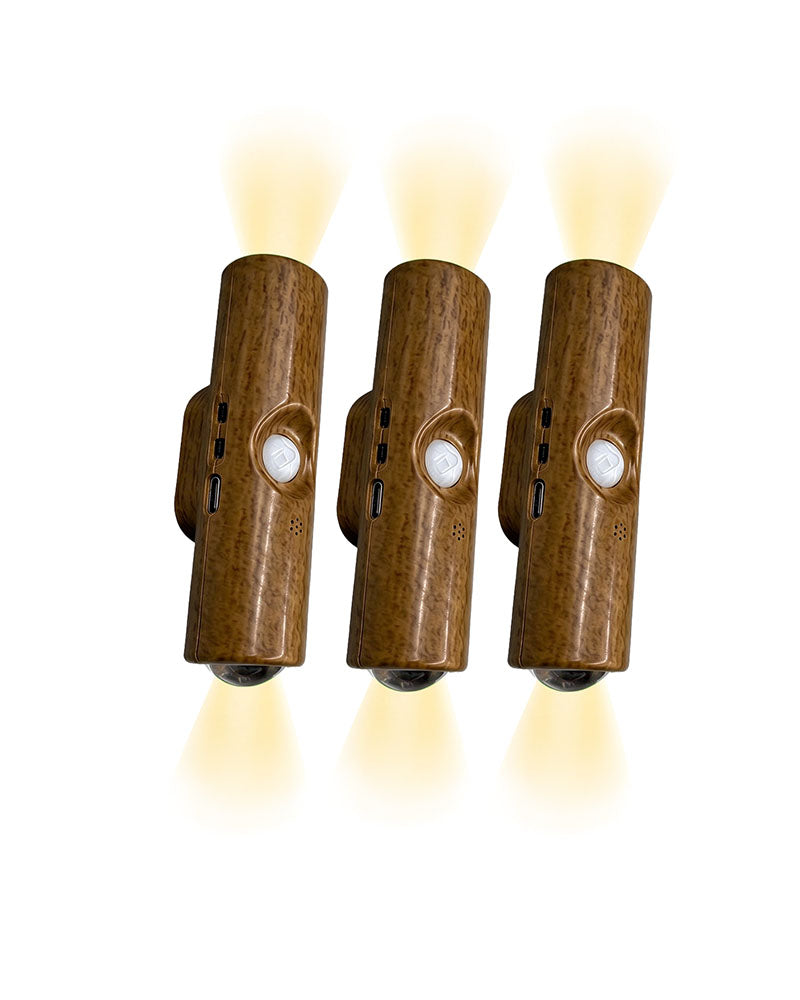 Dubbele Kop Kattenoog Sensor Wandlamp