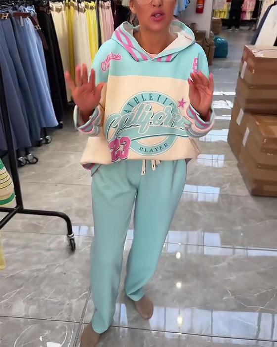 Set Comfortabel Kleur Blok Sport