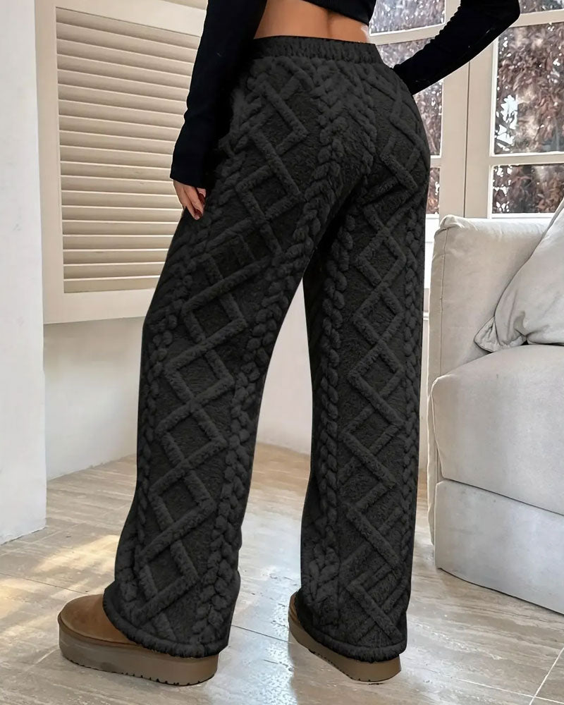 Broek Elastische Taille Trekkoord Mode