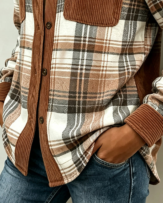 Overhemd Ruit Patchwork Zak