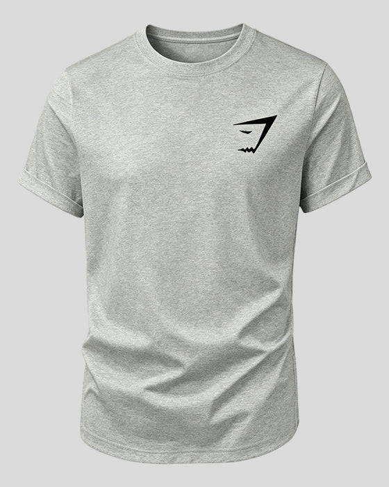 T-Shirt Ronde Hals, Korte Mouwen